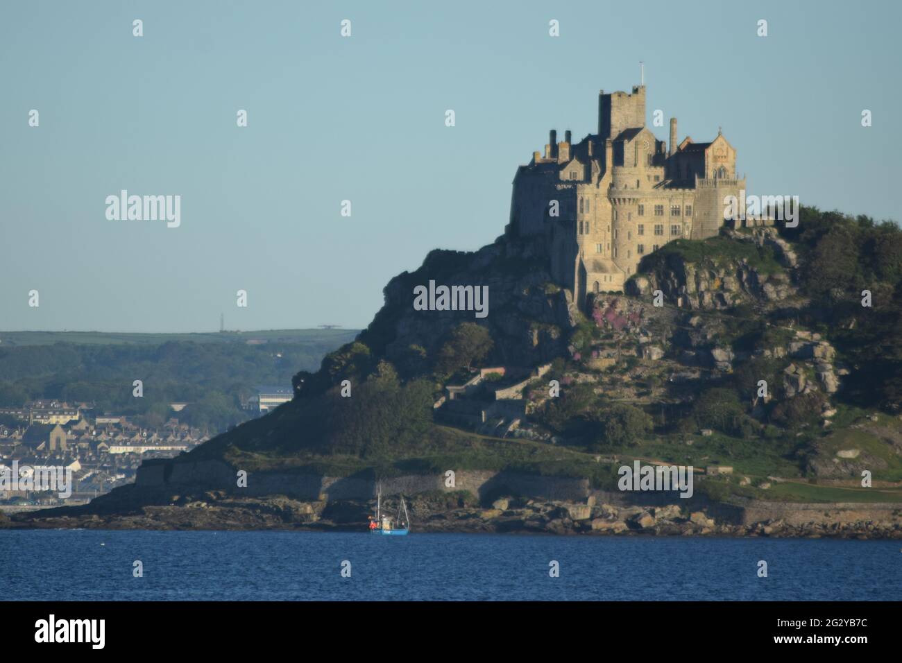 St Michael's Mount from the East Stock Photo