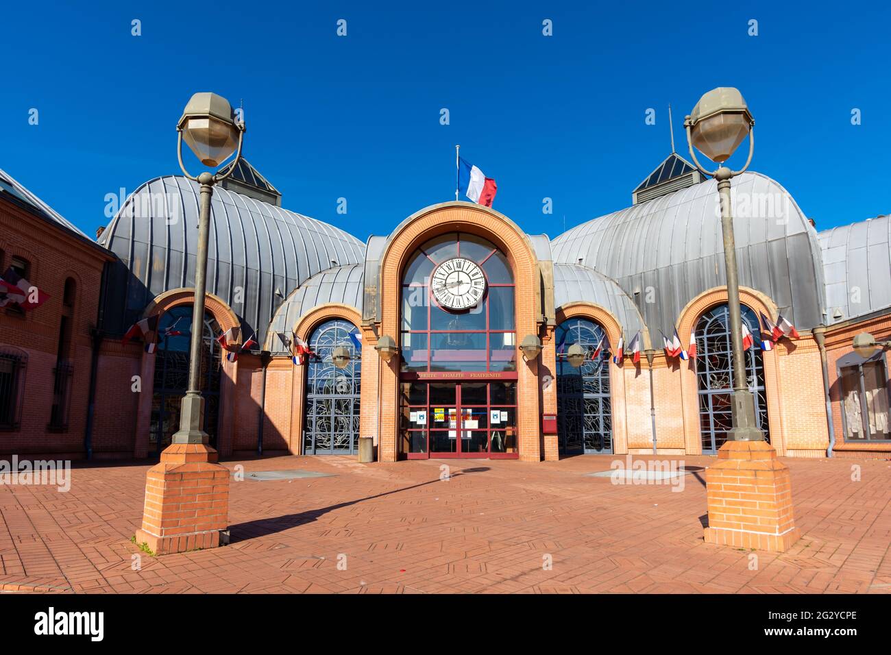 Exterior view of the town hall of Vitry-sur-Seine, a town located in the  Val-de-Marne department, south-east of Paris, France Stock Photo - Alamy