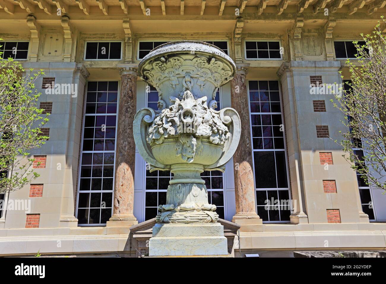 Statuary at former Vanderbilt mansion Oakdale Long Island New York Stock Photo