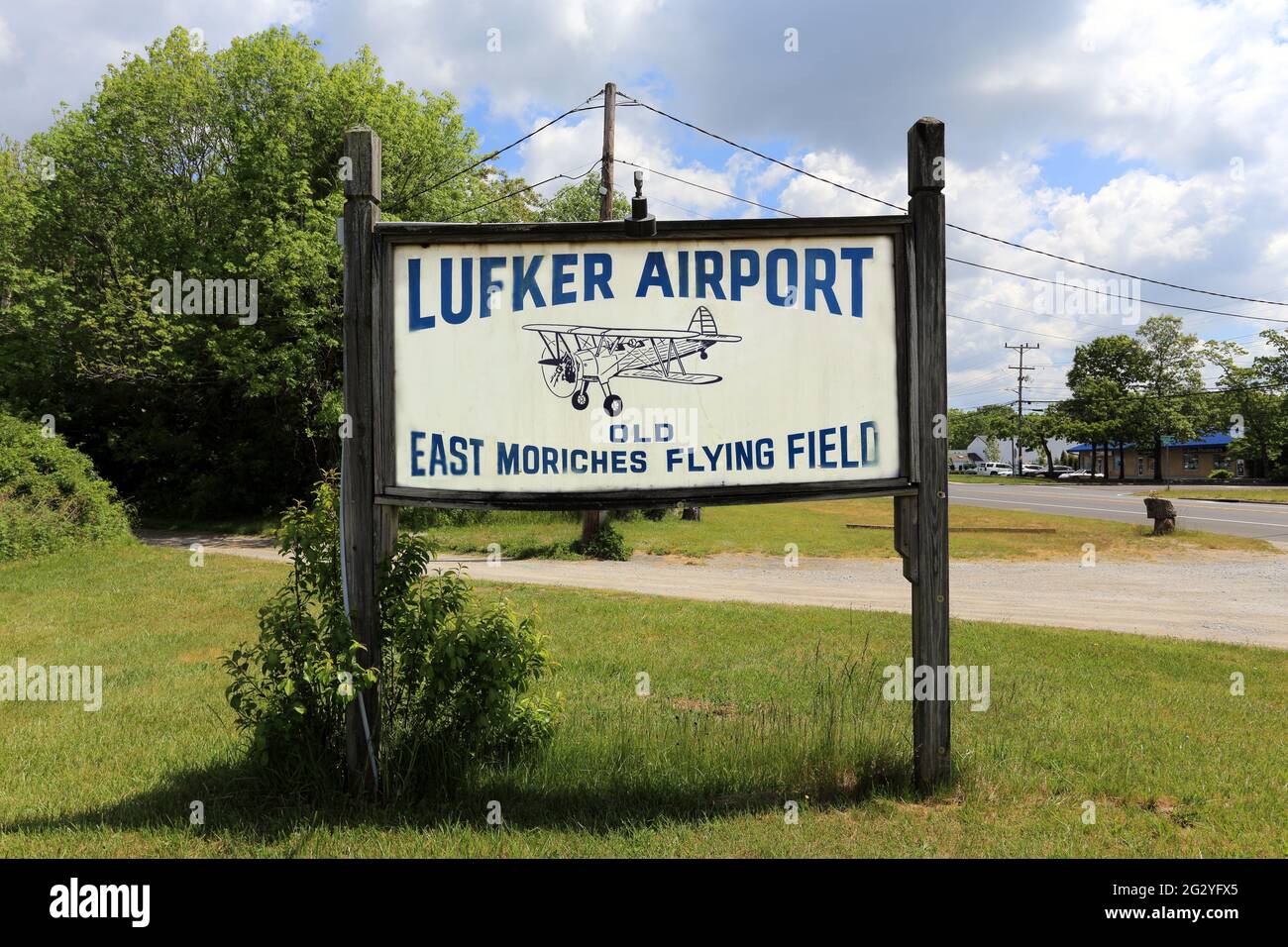 Lufker Airport East Moriches Long Island New York Stock Photo
