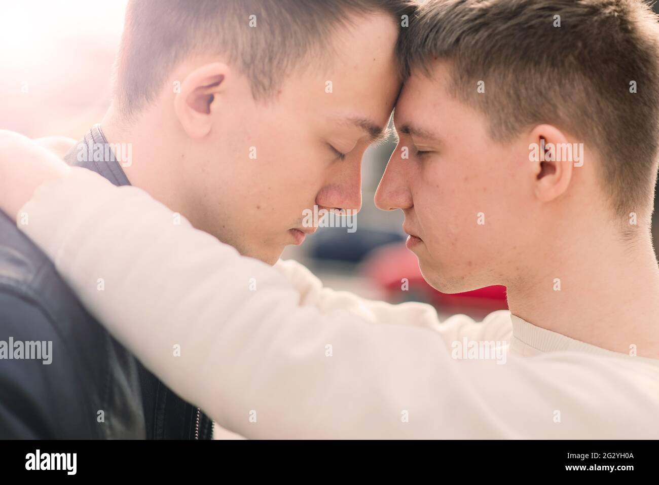 Two gay men coming out hi-res stock photography and images - Alamy