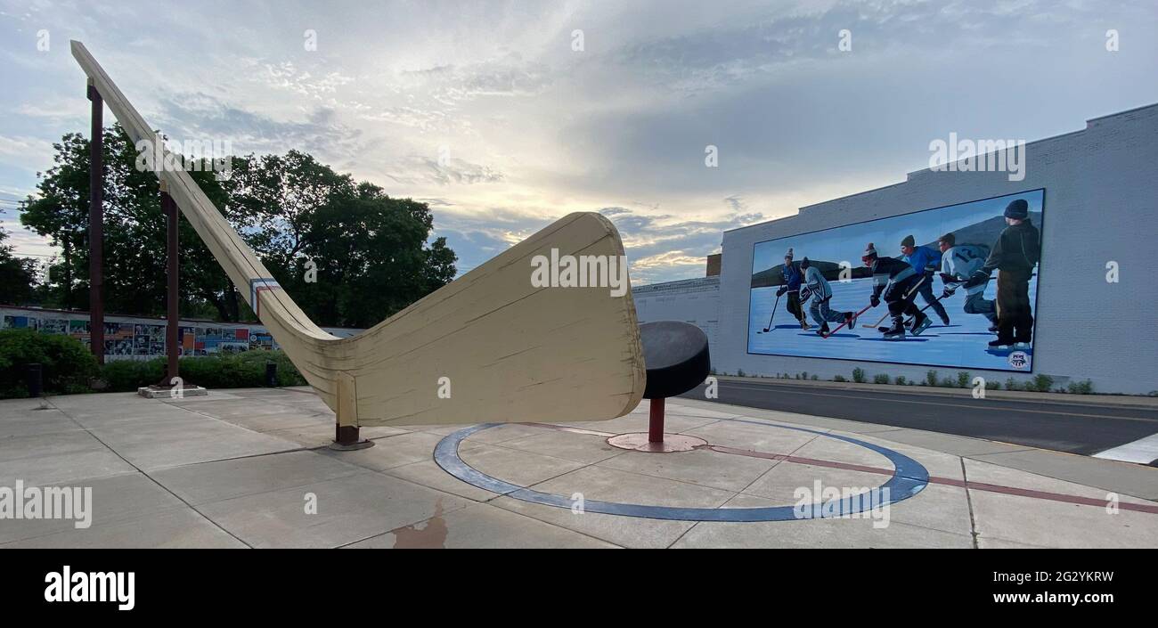 Eveleth, Minnesota, USA. 9th June, 2021. What is termed the "World's