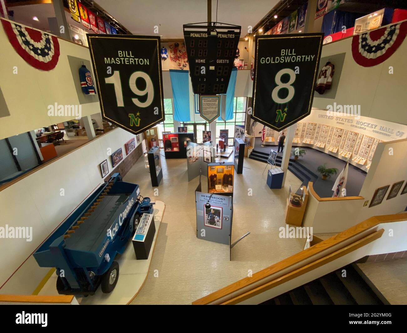 Eveleth, Minnesota, USA. 11th June, 2021. The United States Hockey Hall