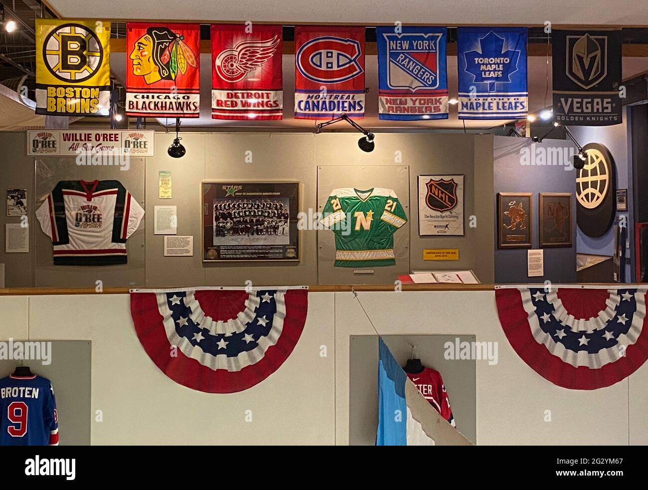 Eveleth, Minnesota, USA. 11th June, 2021. The United States Hockey Hall