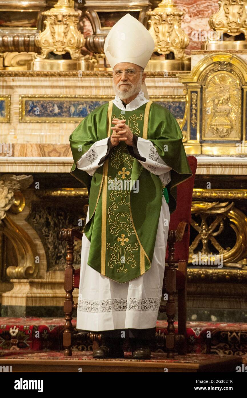 June 13, 2021 Card. Raniero Cantalamessa, celebrates the Mass for his