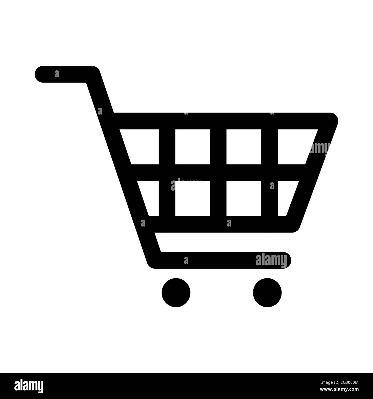 Shopping cart sale icon, market story shop vector illustration symbol