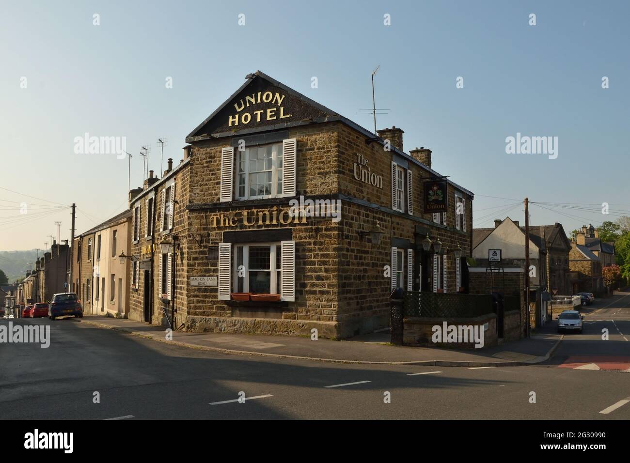 The Union Hotel public house on Union Road in the suburb of Nether Edge, city of Sheffield, England, UK. Stock Photo
