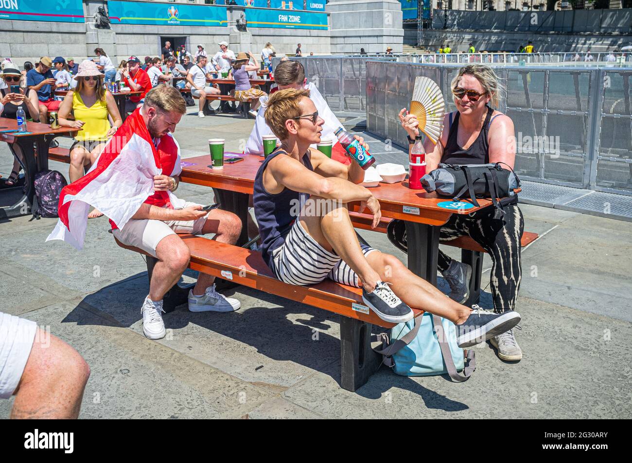 Wembley fan zone football hires stock photography and images Alamy