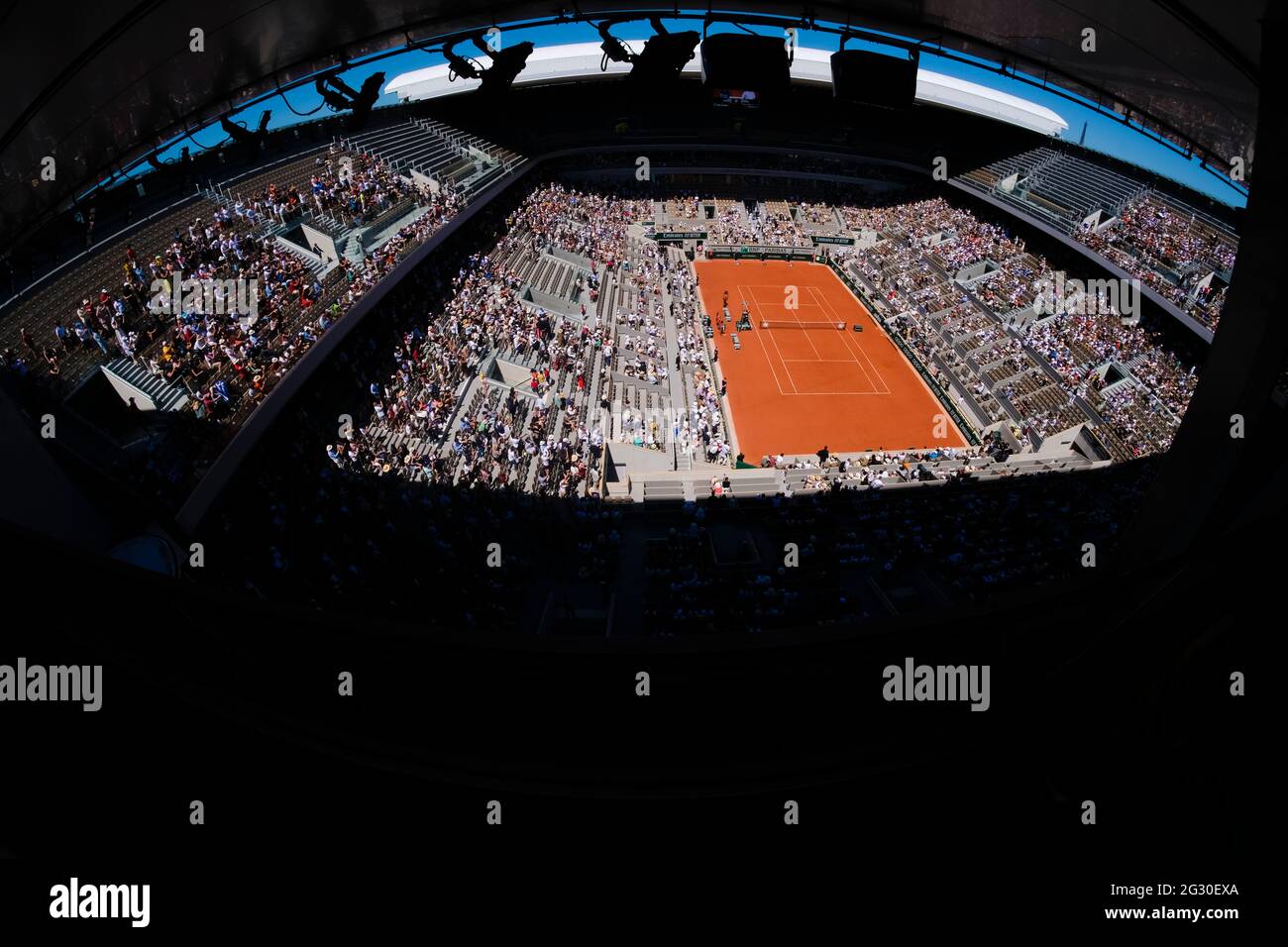 Court philippe chatrier, french open hi-res stock photography and images