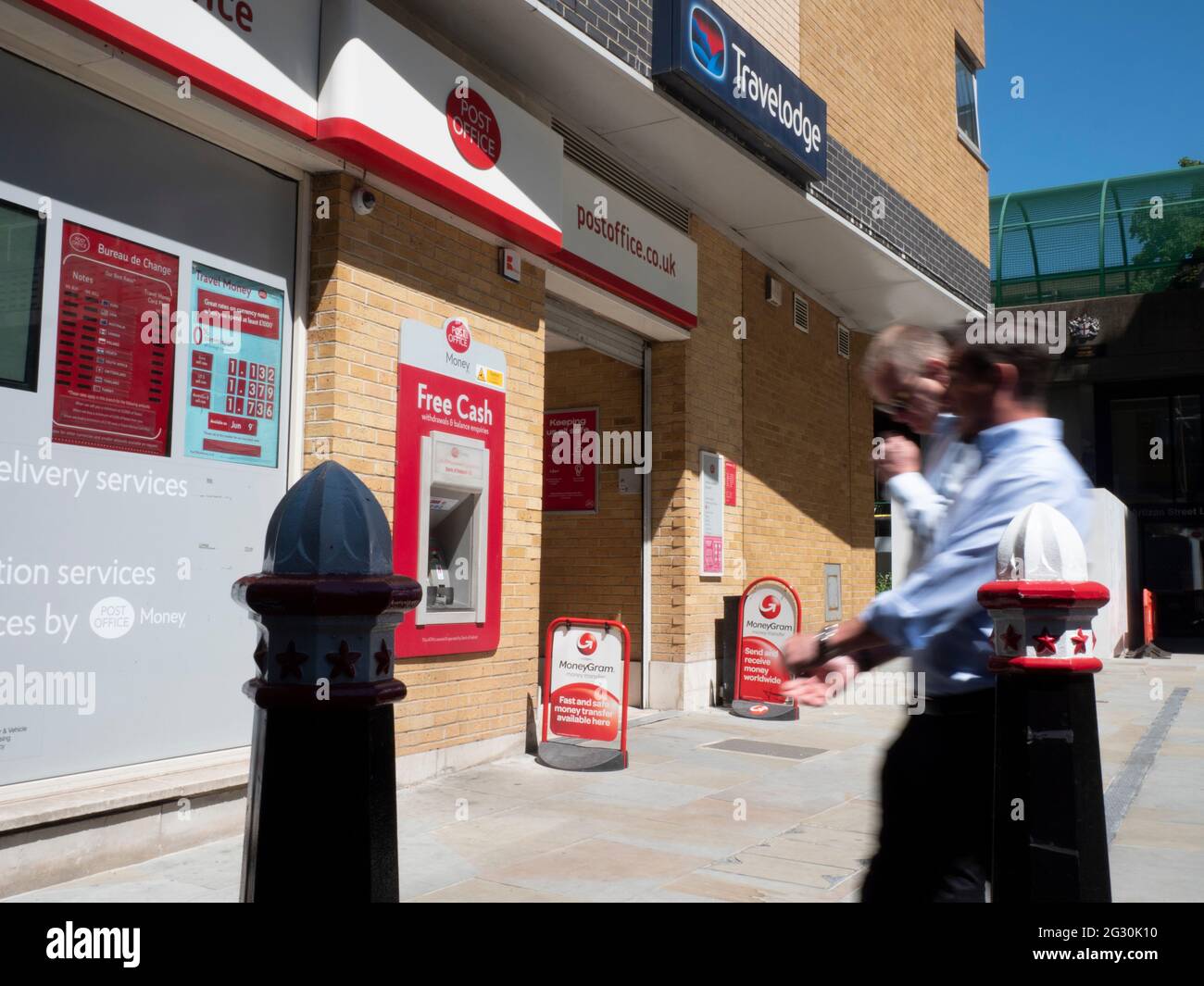 Travelodge and Post Office in the City of London Stock Photo Alamy