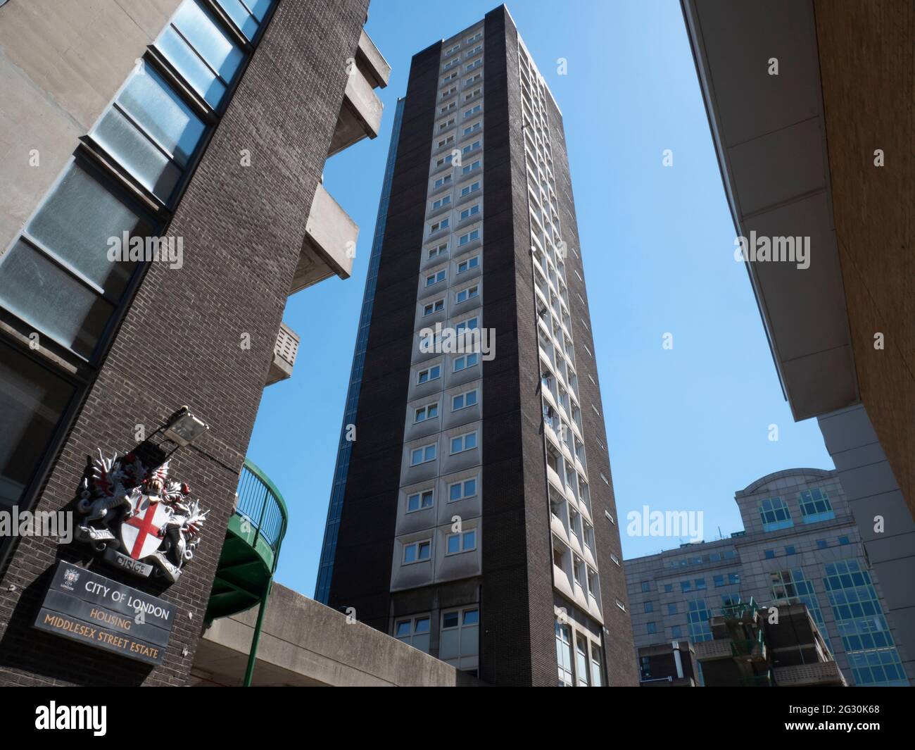 Middlesex street estate, City of London Stock Photo Alamy