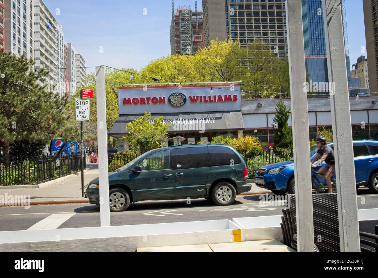 New York, NY, USA June 12, 2021 Morton Williams supermarket at