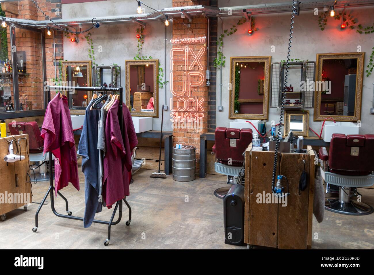 Barber clothes hotsell shop