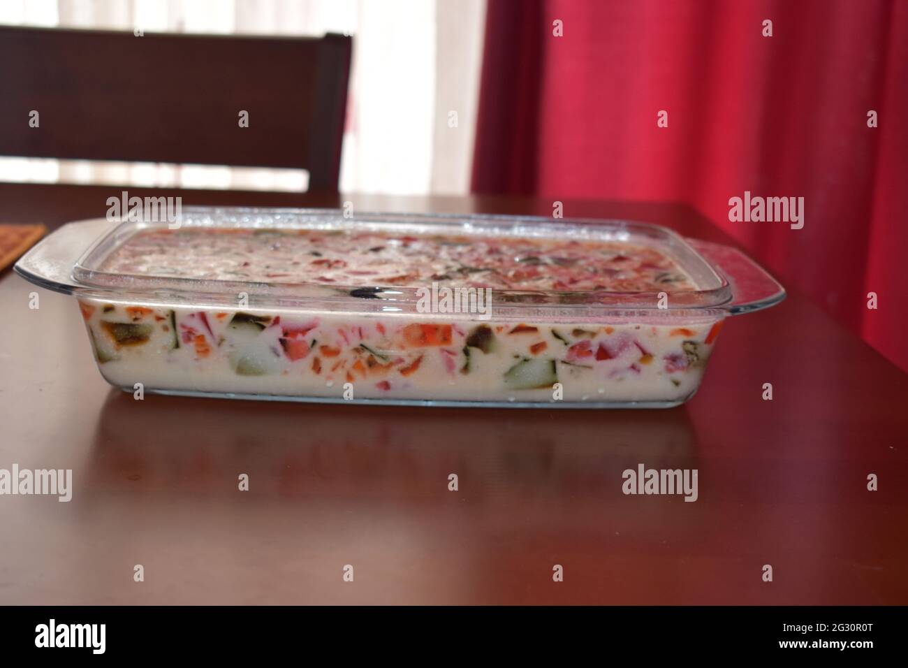 Broken Glass Jelly pudding is a beautiful and impressive looking