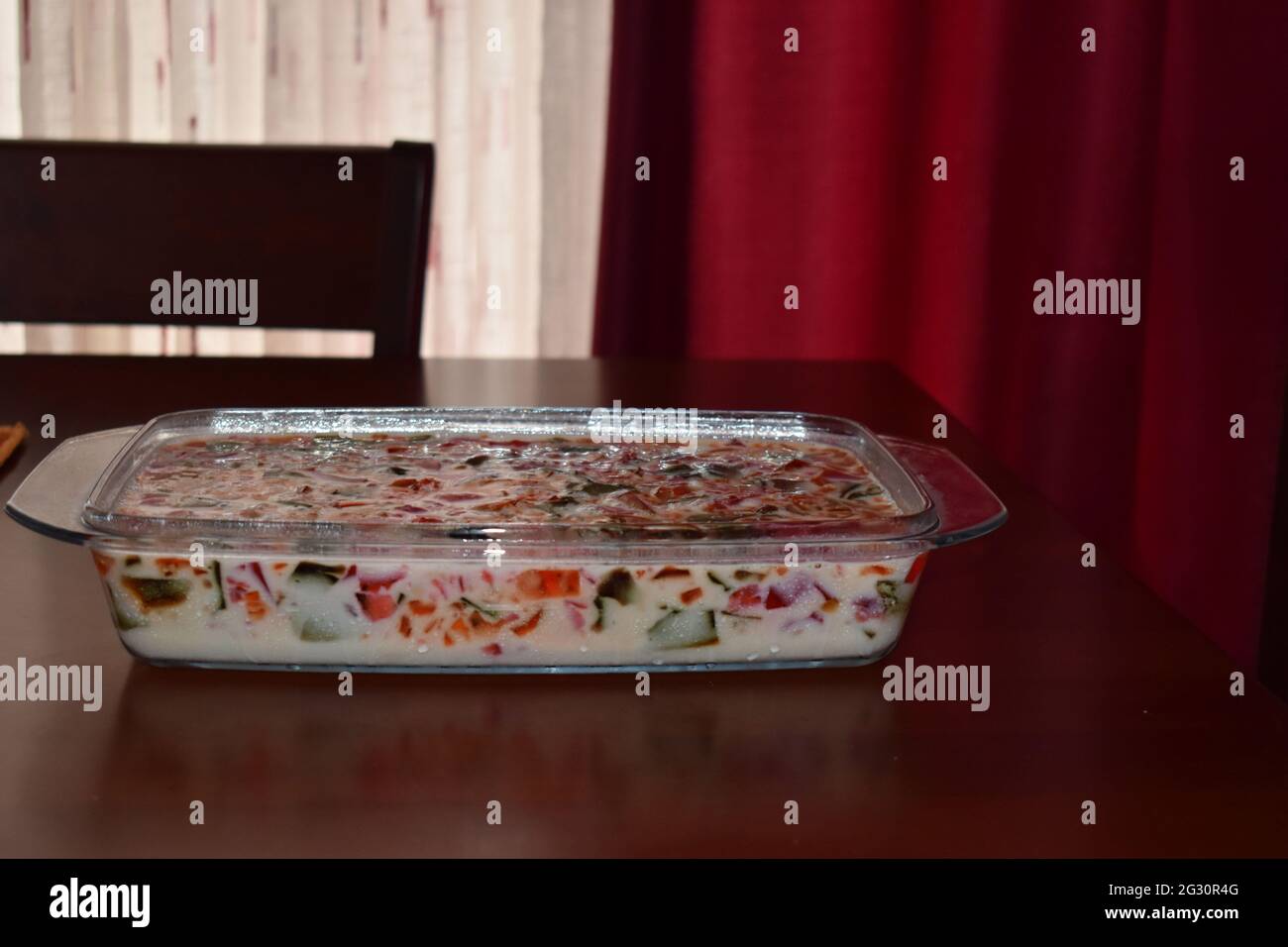 Broken Glass Jelly pudding is a beautiful and impressive looking