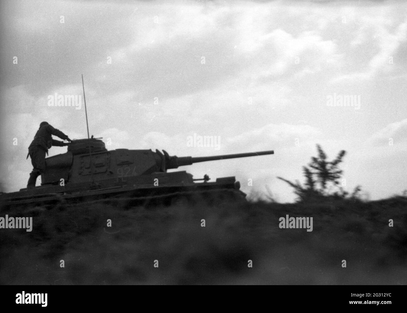 Wehrmacht Heer Panzerkampfwagen III PzKpfw III Panzer III Ausf. H - German Army Panzerkampfwagen / medium Tank III Mark / Mk H Stock Photo