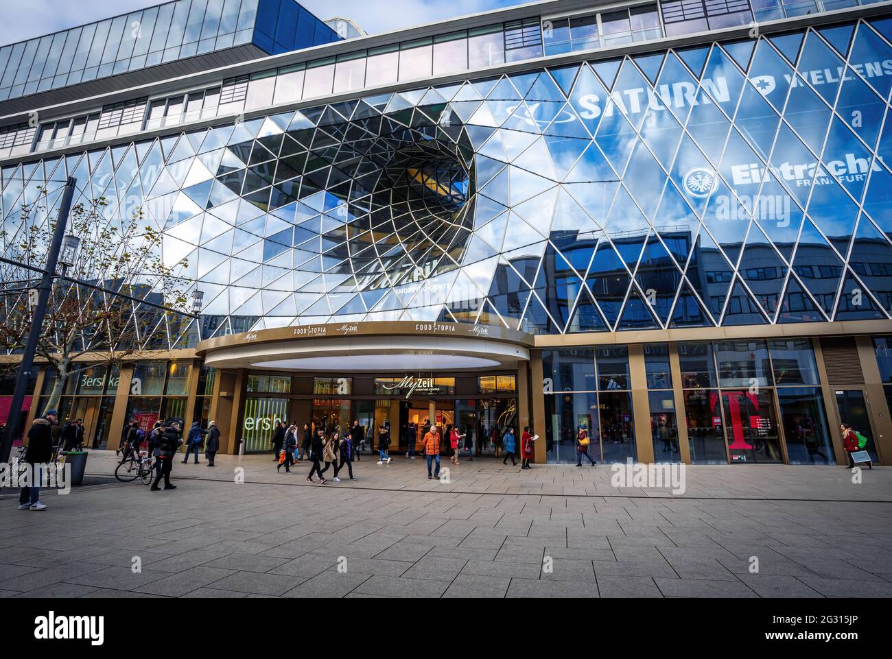 Entrance of MyZeil shopping mall - Frankfurt, Germany Stock Photo - Alamy