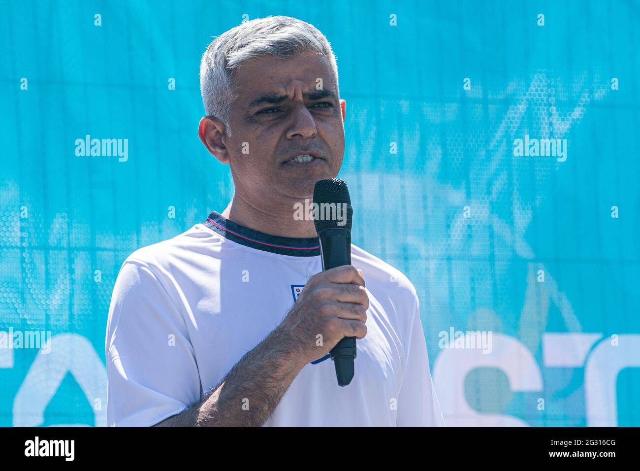 June 2021. London Mayor Sadiq Khan 