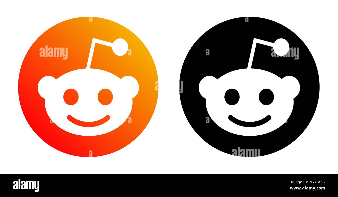 Reddit Mobile App Stock Vector Images Alamy