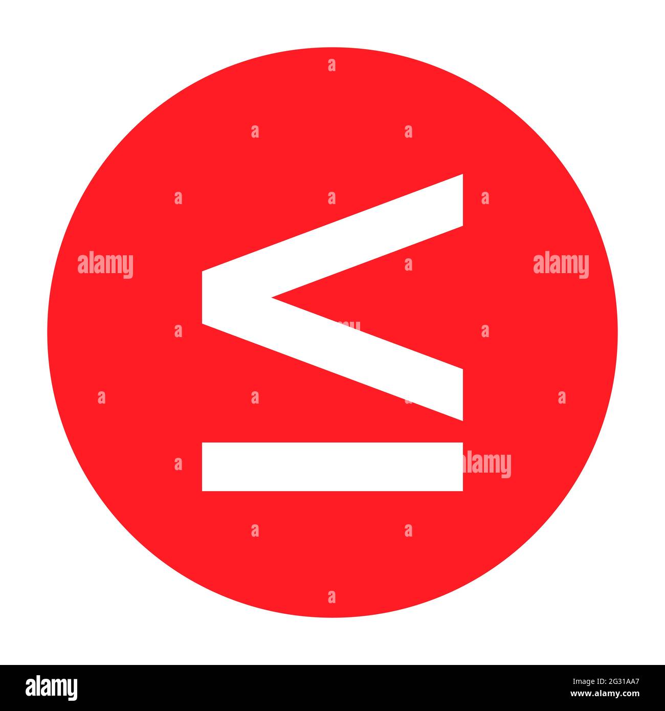 Less Than Or Equal To Mathematics Symbol Education Maths Icon Web Element Vector Illustration Design Finance Sign Stock Vector Image Art Alamy