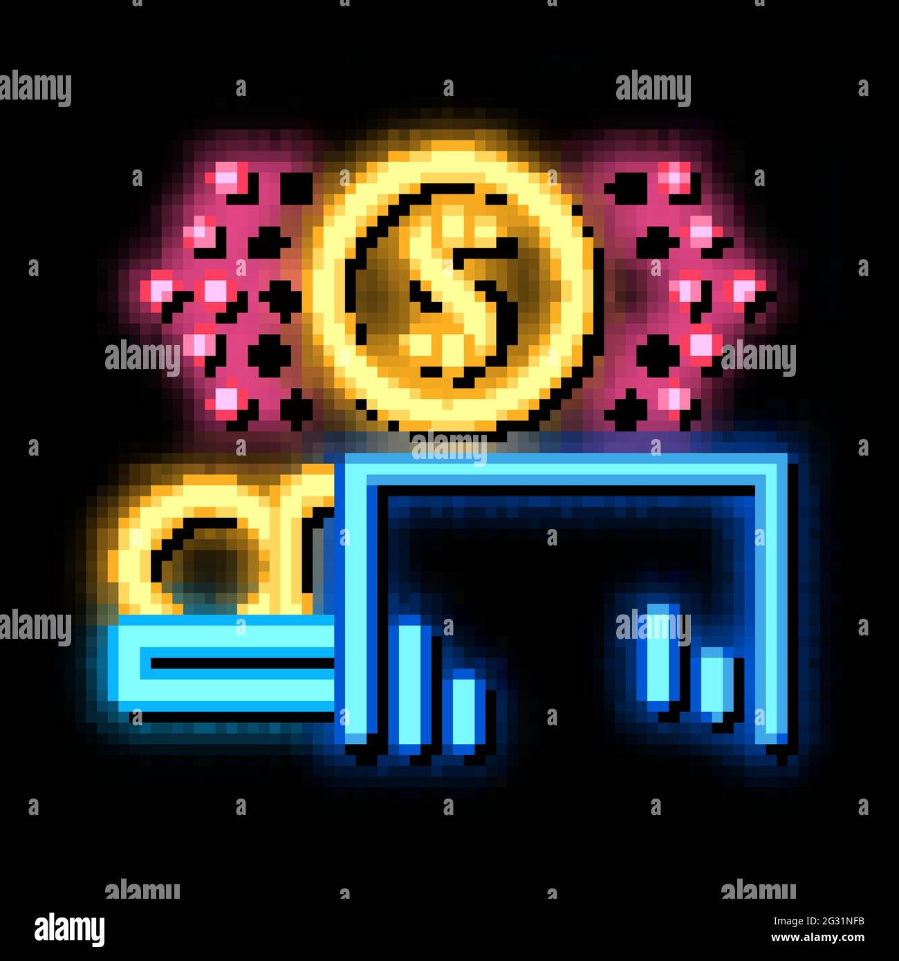 payment operation neon glow icon illustration Stock Vector Image & Art ...