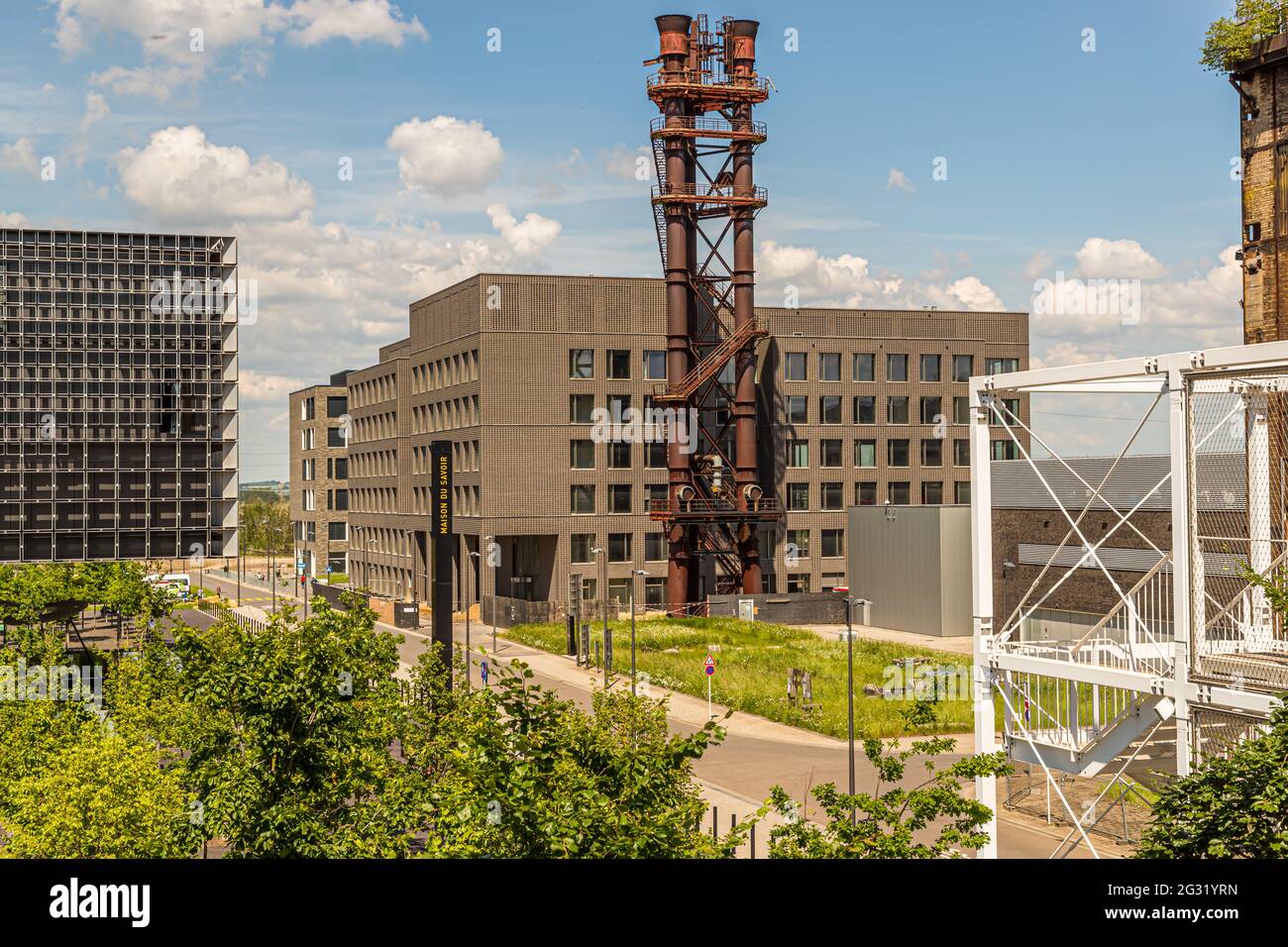 Belval Campus of the University of Luxembourg in Esch-sur-Alzette, Luxembourg Stock Photo