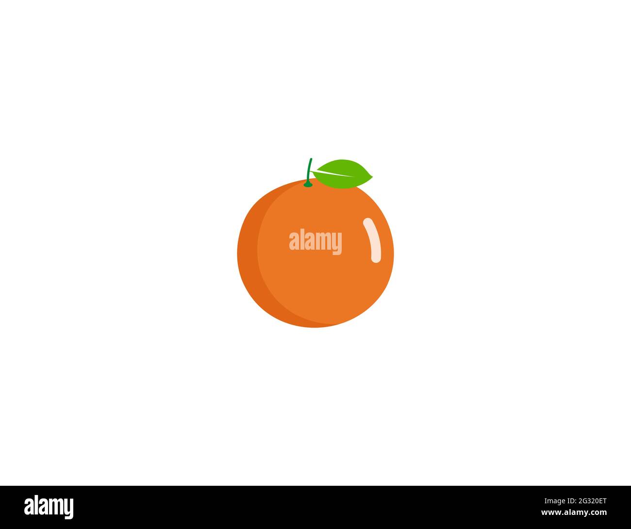 Fruit Icon Flat Vector Illustration Stock Vector Image Art Alamy