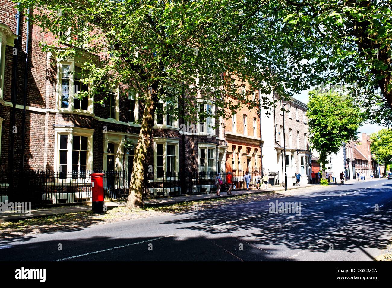Period Houses, Bootham, York, England Stock Photo - Alamy
