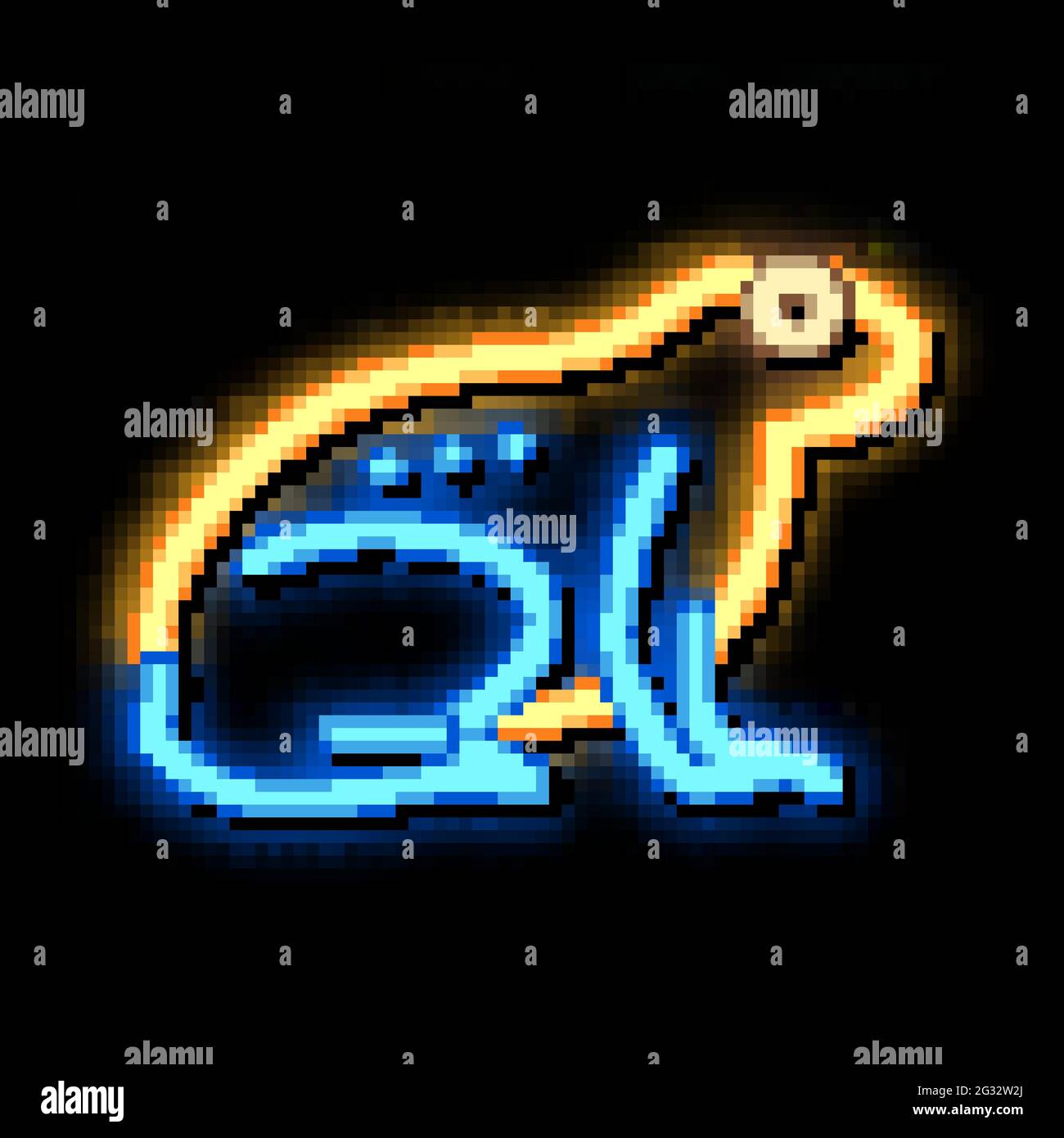 tropical frog neon glow icon illustration Stock Vector Image & Art - Alamy