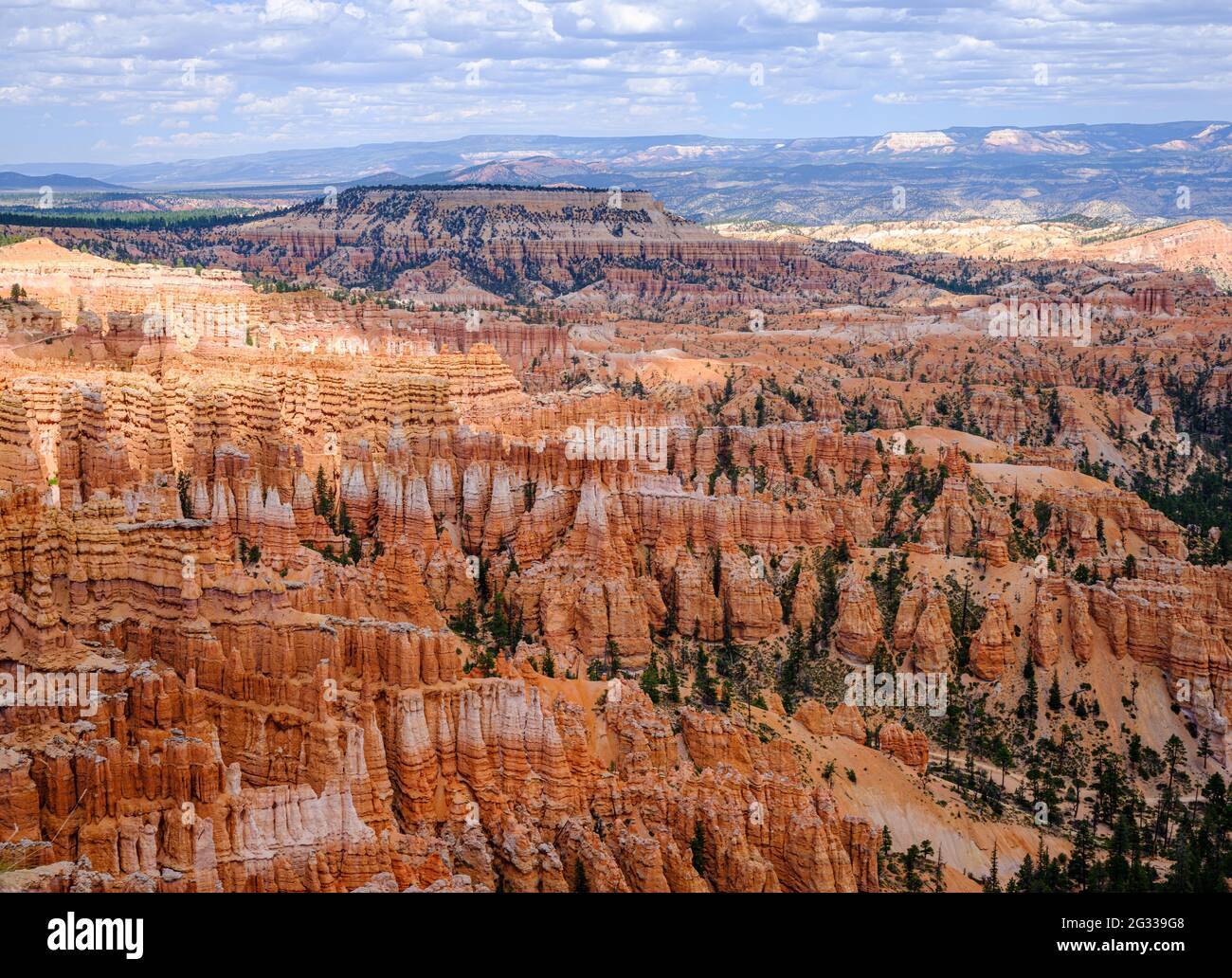 BRYCE, UTAH - CIRCA AUGUST 2020: View of Hoodoos and rock formations in Bryce Canyon National Park, Utah. Stock Photo
