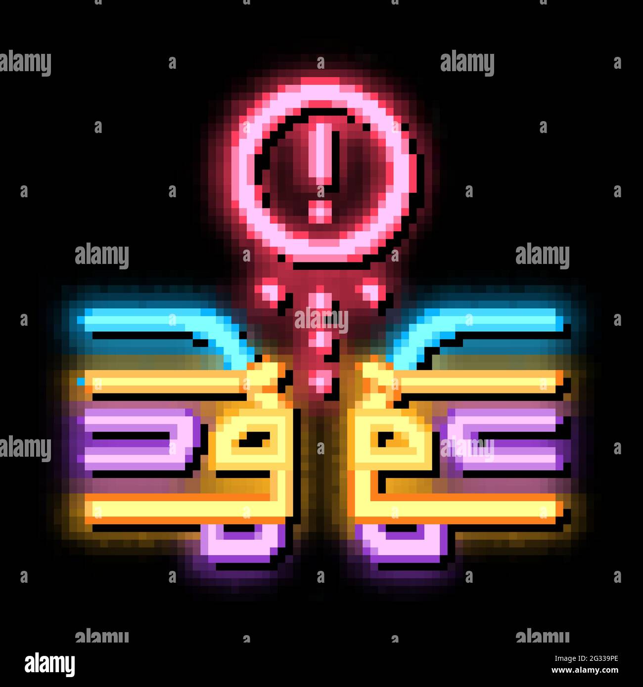 side spacing car control system neon glow icon illustration Stock ...