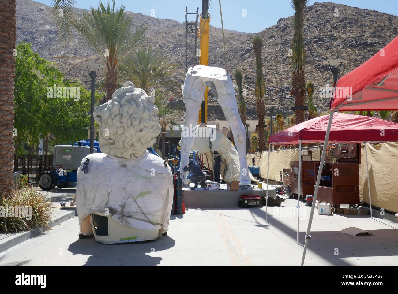 Palm Springs California Usa 10th June 2021 A General View Of Atmosphere Of Actress Marilyn 2172