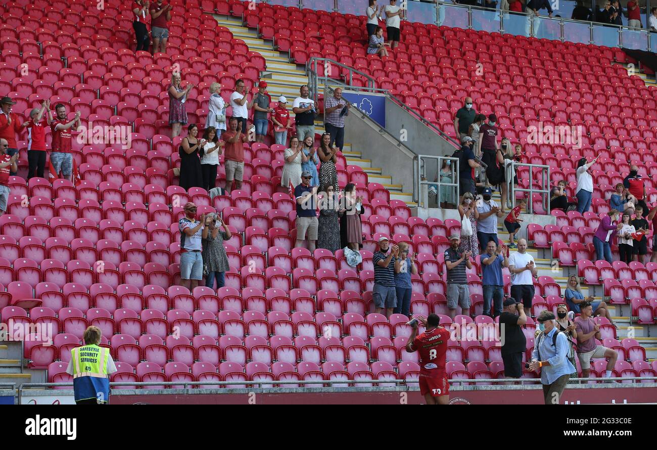 Scarlets Rugby Stands End Of Year Rugby Union High Resolution Stock Photography and Images ...