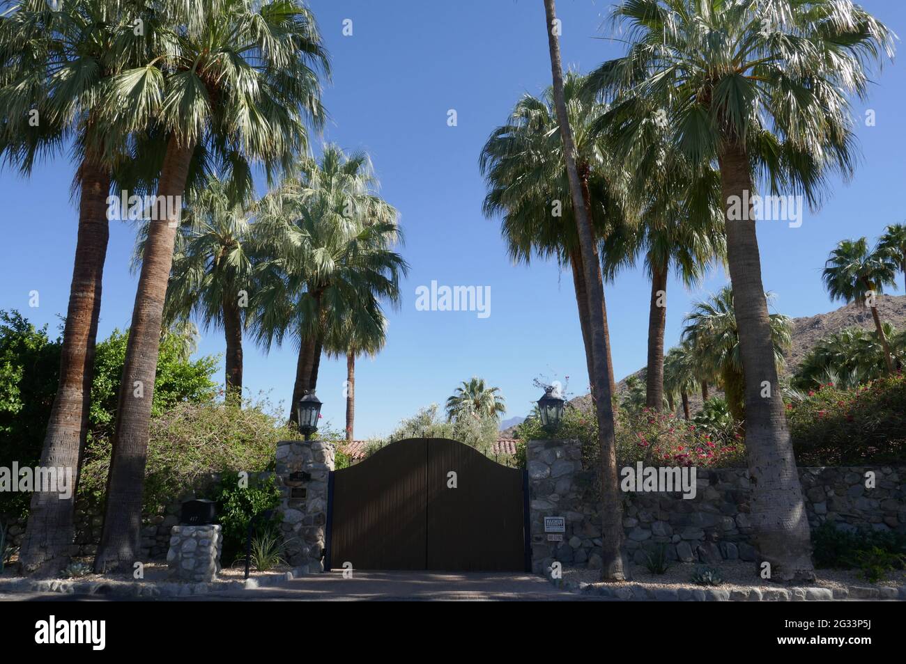 Palm Springs, California, USA 10th June 2021 A general view of