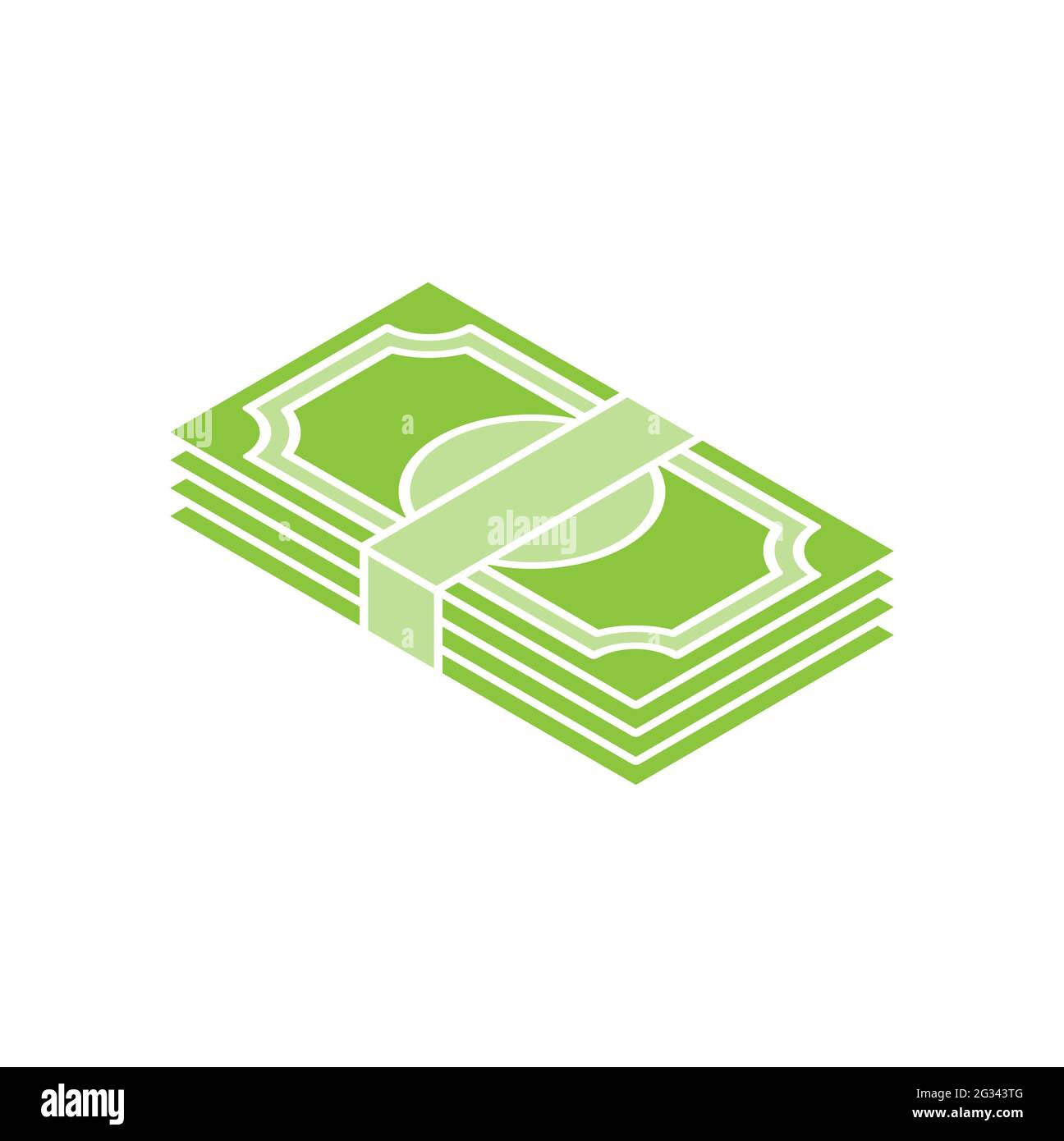 Money icon Vector Illustration. Dollar Money icon vector design concept for Payment, Finance, Currency and Trading Business. Money cash vector icon fl Stock Vector