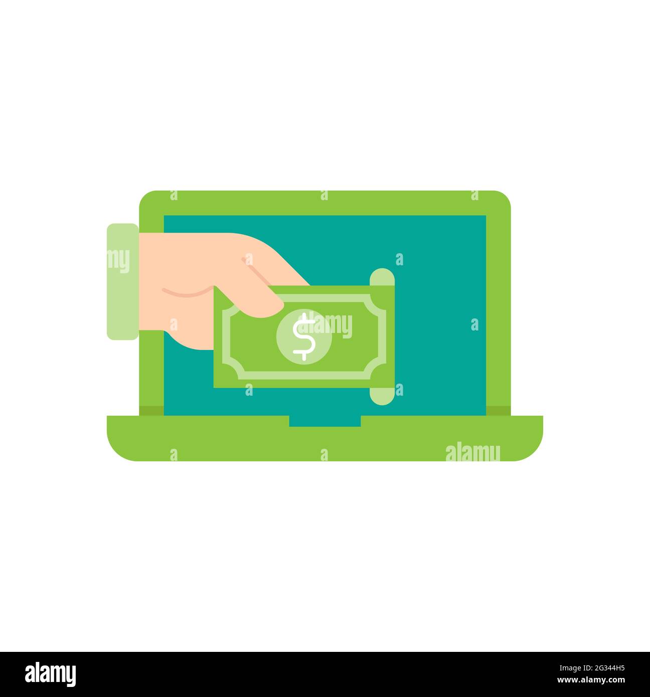 Digital Mobile Payment icon Vector Illustration. Modern Mobile Payment ...