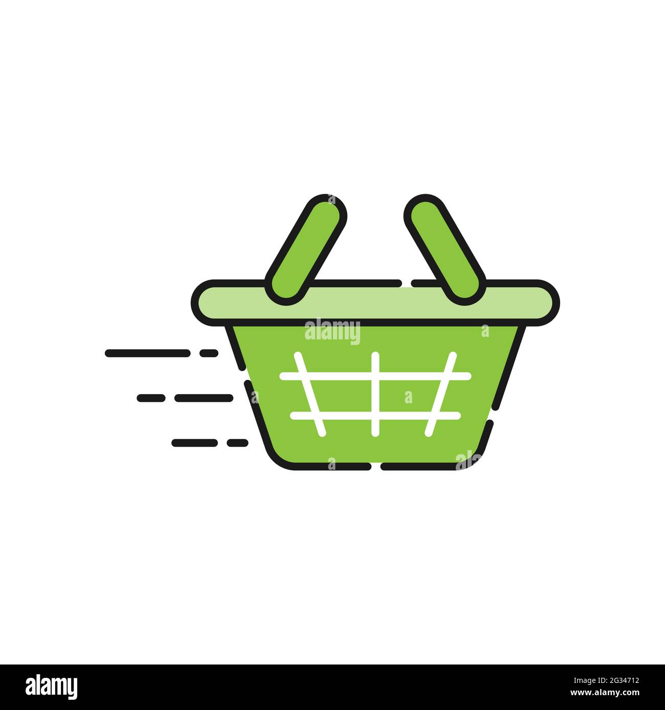 Shopping Cart icon Vector Illustration. Shopping Cart vector icon design for e-commerce, online store and marketplace. Shopping Cart icon vector for w Stock Vector
