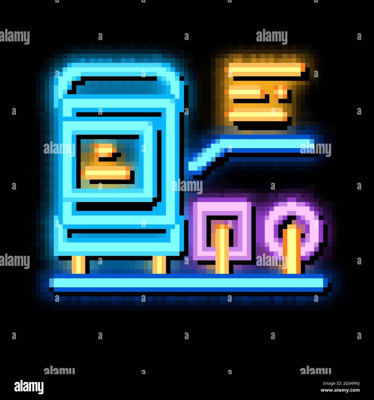 radio resistor neon glow icon illustration Stock Vector Image & Art - Alamy