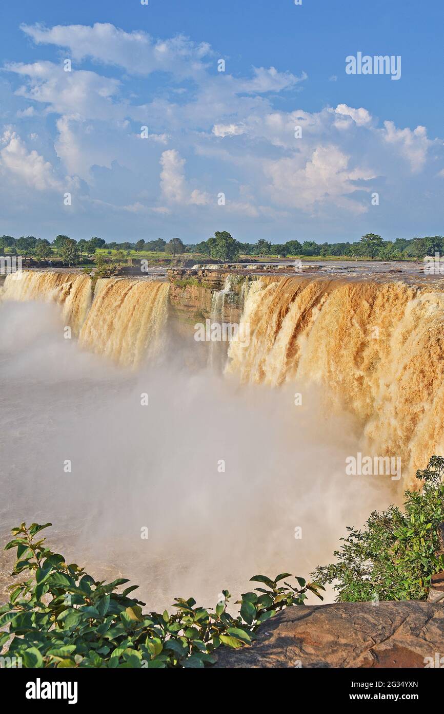 Chitrakote Waterfalls, Chattishgarh, India Stock Photo
