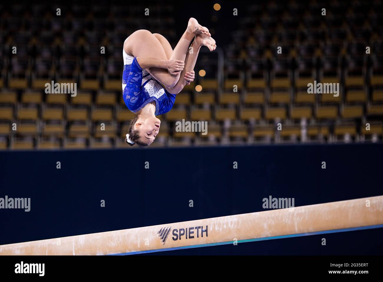 Munich, Germany. 12th June, 2021. Gymnastics: Olympic qualification ...