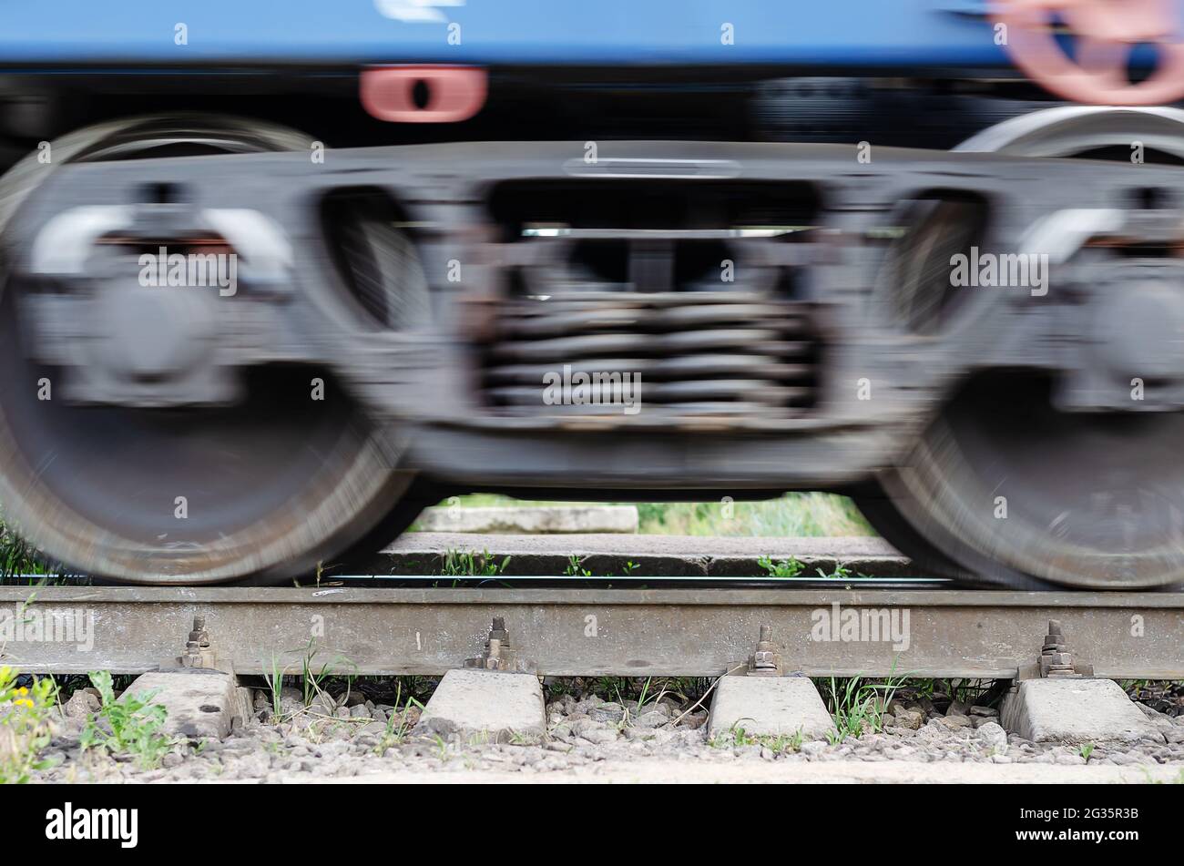 Railroad freight car undercarriage hires stock photography and images