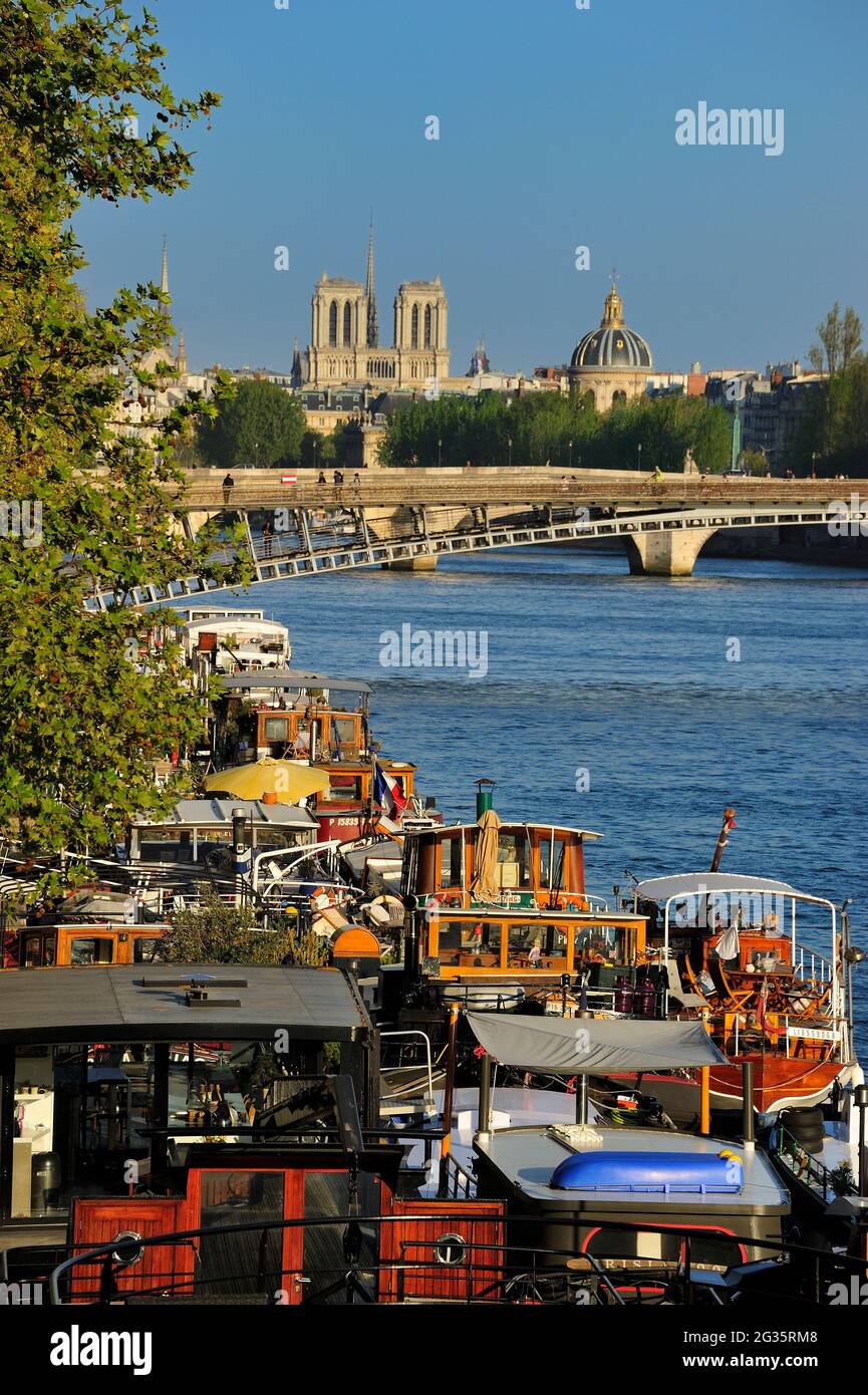 FRANCE, PARIS (75) 1ST ARRONDISSEMENT, QUAY OF SEINE Stock Photo - Alamy