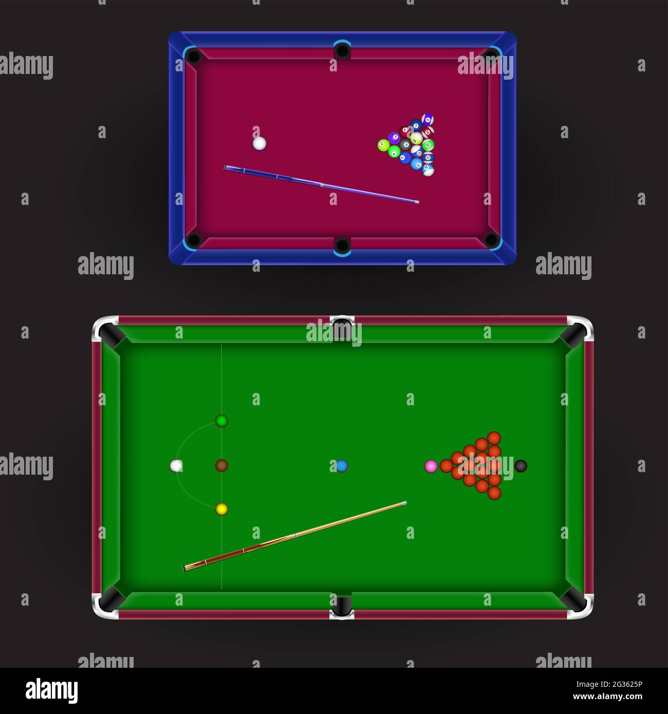 Snooker table pocket Stock Vector Images Alamy