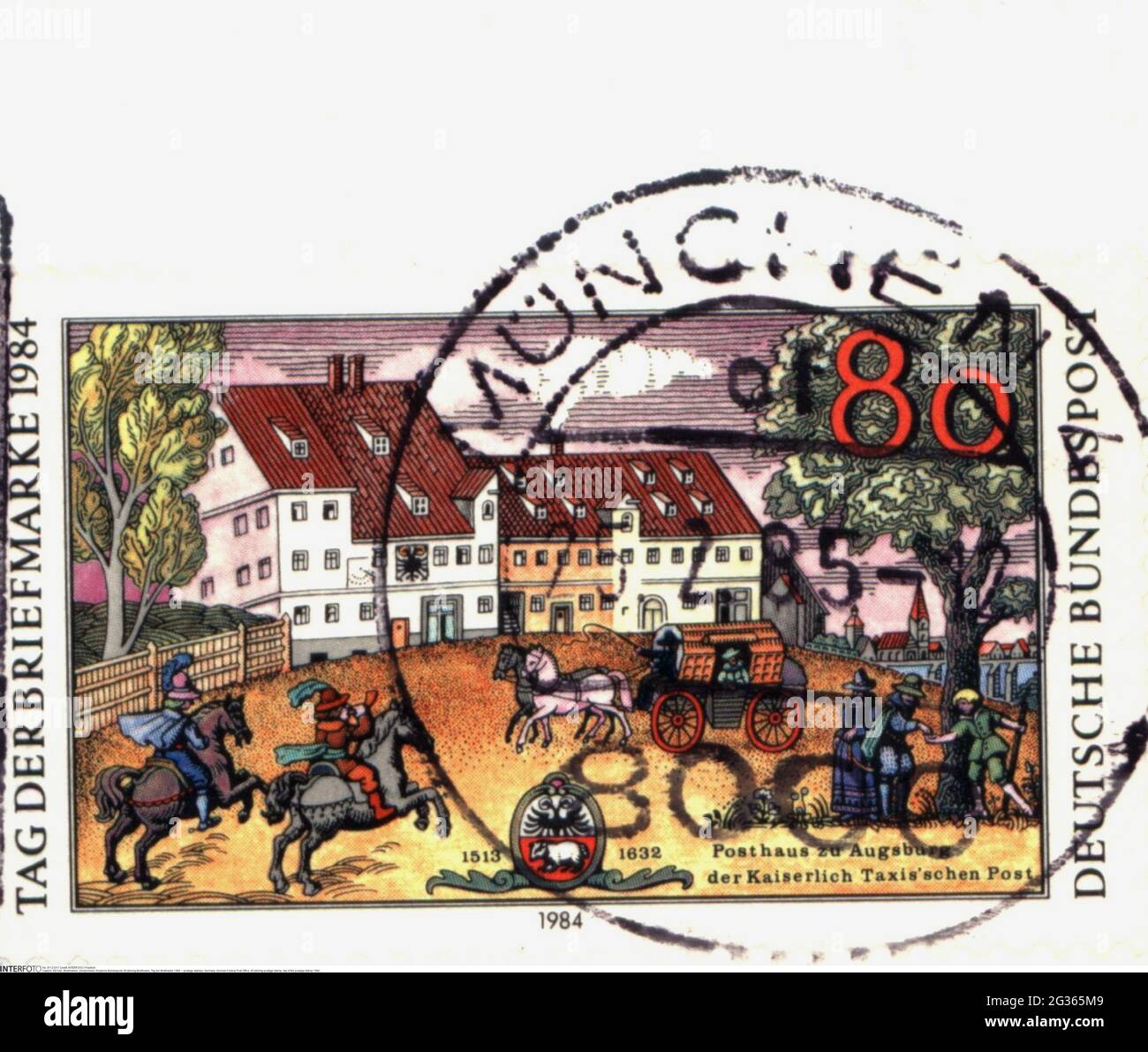 German stamps hi-res stock photography and images - Alamy