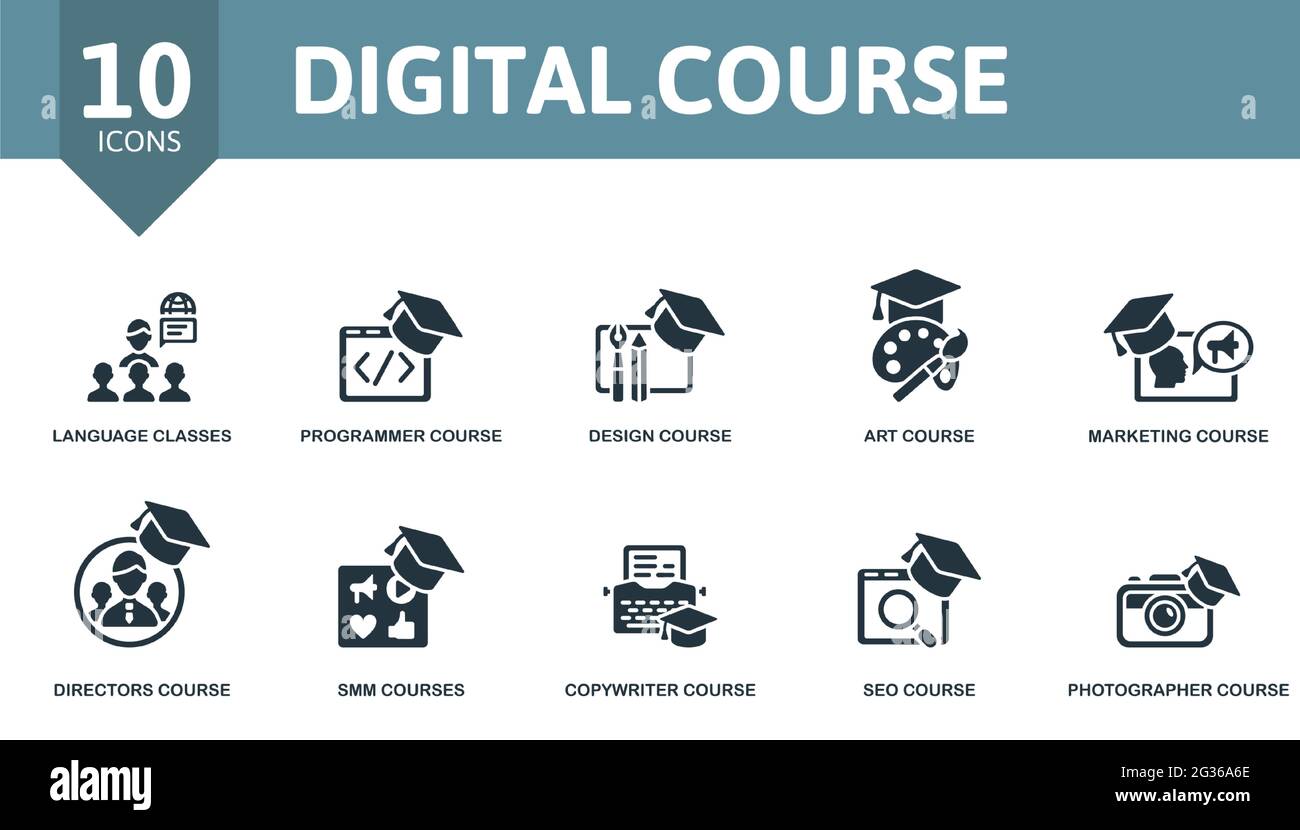 Classes and lessons Stock Vector Images - Alamy