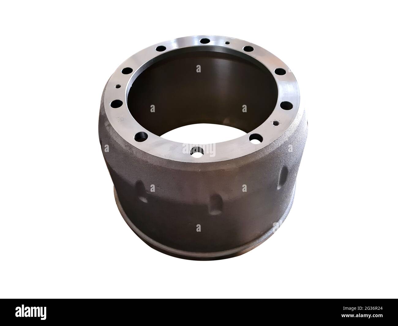 truck and bus brake drum isolated on white background Stock Photo Alamy