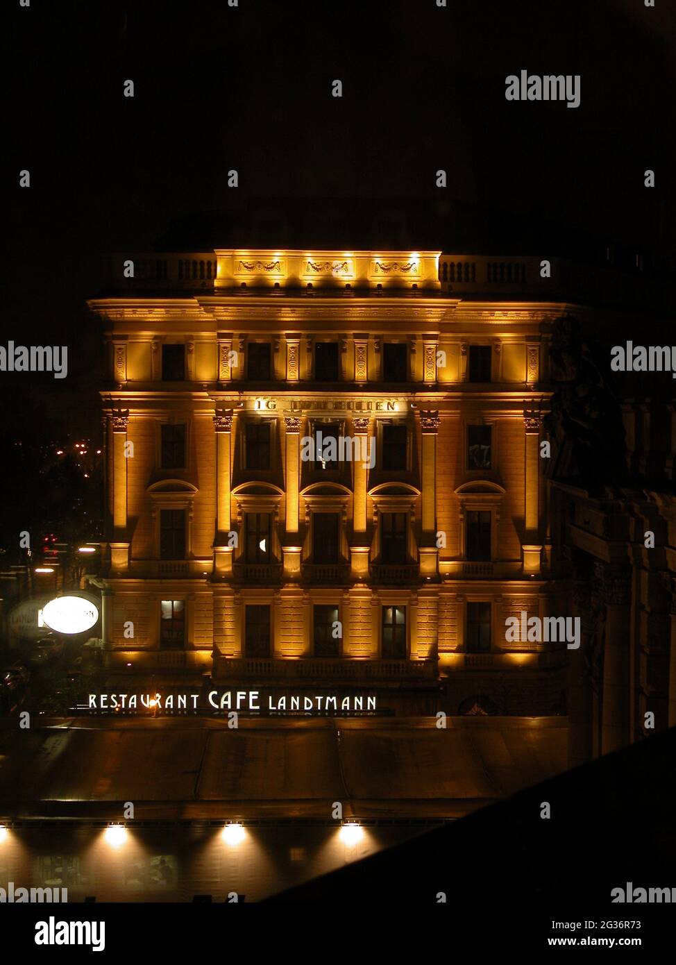 Cafe Landtmann, Viennese coffee house , Austria, Vienna Stock Photo