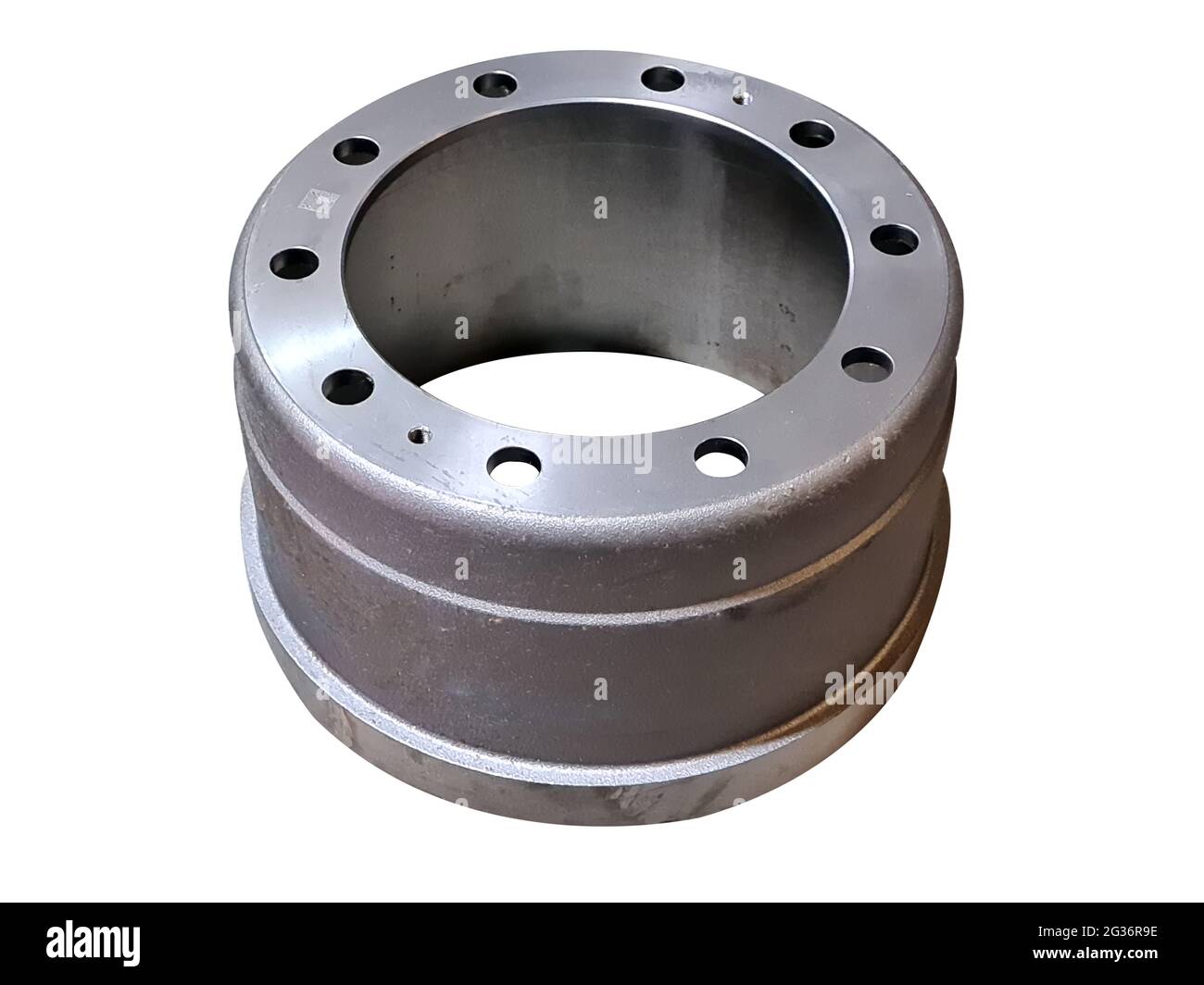 truck and bus brake drum isolated on white background Stock Photo Alamy