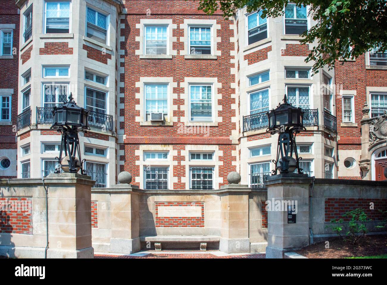 Adams House Westmorely Hall at Harvard Yard in Harvard University in Cambridge, Massachusetts