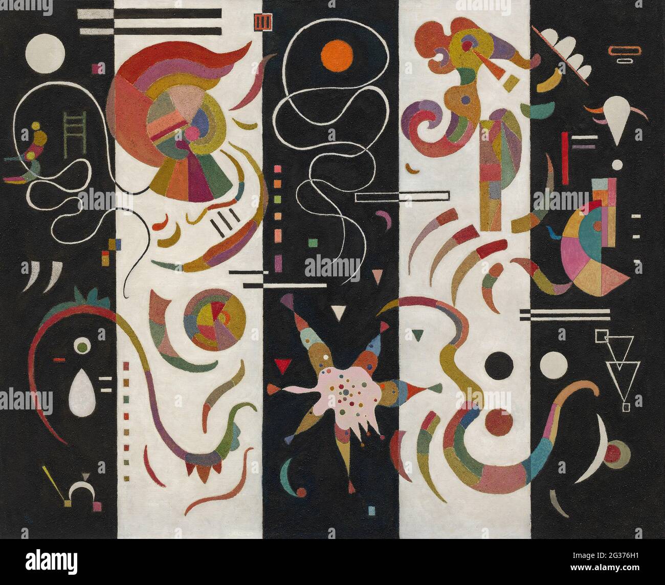 Wassily Kandinsky – Striped, 1934 Stock Photo - Alamy